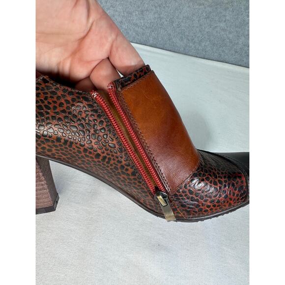 L'Artiste by Spring Step Womens sz 42 (10.5-11) Fia Ankle Bootie Block Heel BOHO - Picture 12 of 14